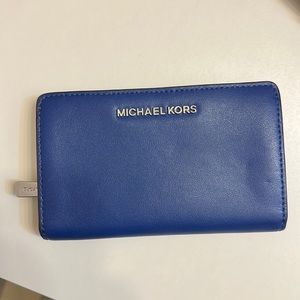 Michael Kors wallet, blue